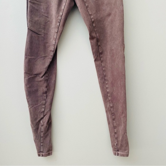 aerie Hi-Rise Leggings Brown Sz Small - Picture 3 of 9